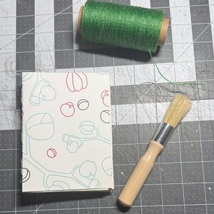 Handmade Small Journal/Sketch Book. Hand sewn binding.